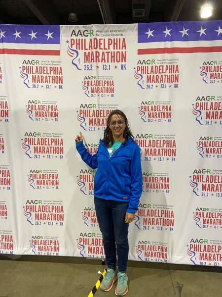 Sheila-from-Boreal-at-the-Philadelphia-marathon-2022