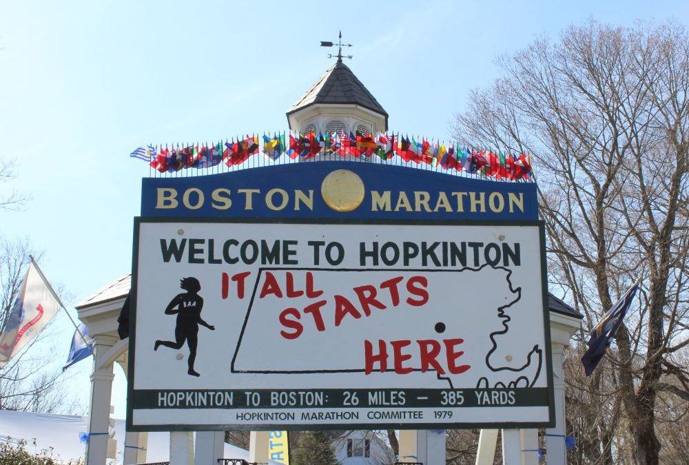 Départ du marathon de boston