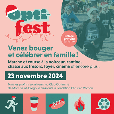 Opti-Fest le 23 novembre 2024