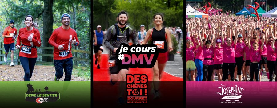 JE COURS DMV 3 GRANDS ÉVÉNEMENTS DE COURSE ET DE MARCHE