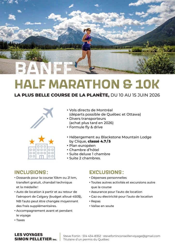 L'AVENTURE DE COURSE À PIED D'UNE VIE à Banff